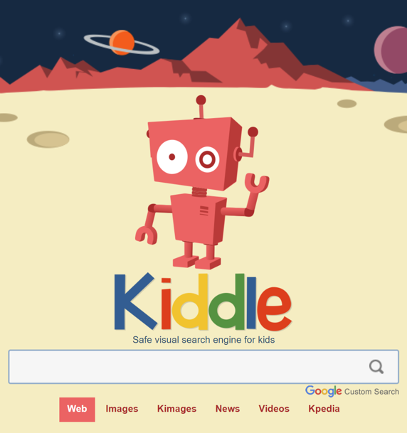 Kiddle - visual search engine for kids, powered by Google